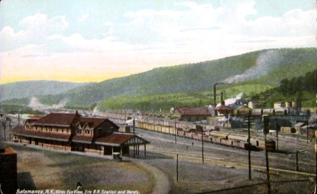 Erie RR Station & Yards, Salamanca -don./D. Rathfon