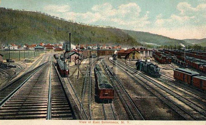 Railroad Yard at East Salamanca NY -don./D. Rathfon