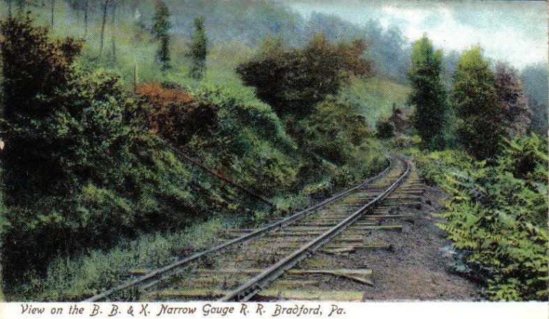 View on the Bradford, Bordell & Kinzua Railroad -don./D. Rathfon