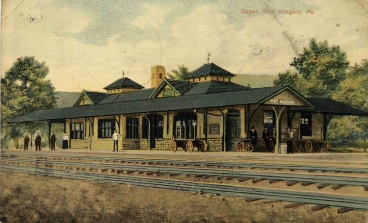 Port Allegany Train Depot -don./D. Rathfon