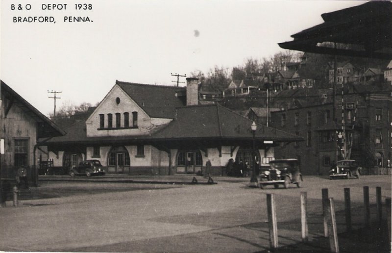 B & O Train Depot - 1938 - Bradford