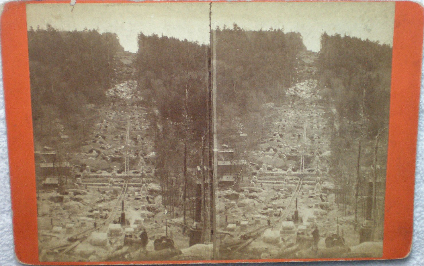 Kinzua Bridge foundations