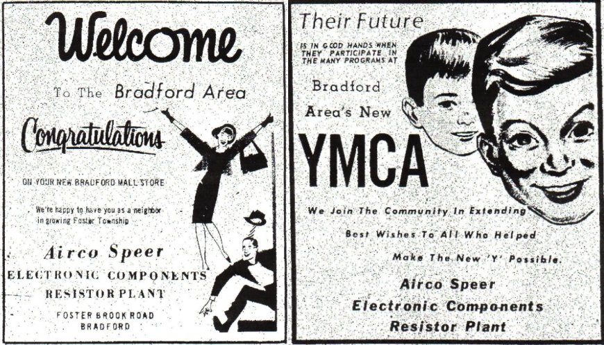 Airco Speer Newspaper Ads - 1960s