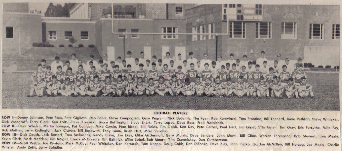 Bradford High School 1970 Football Team -don./D. Rathfon