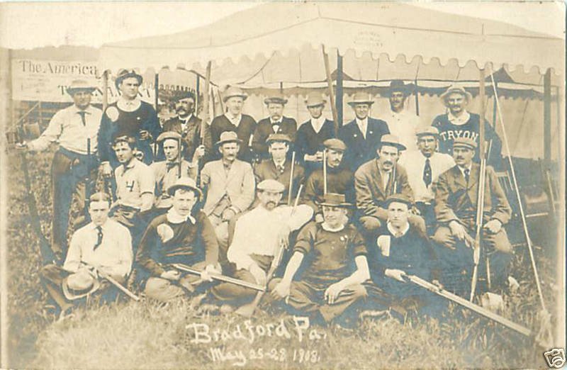 Bradford PA Gun Club 1908 State Championships