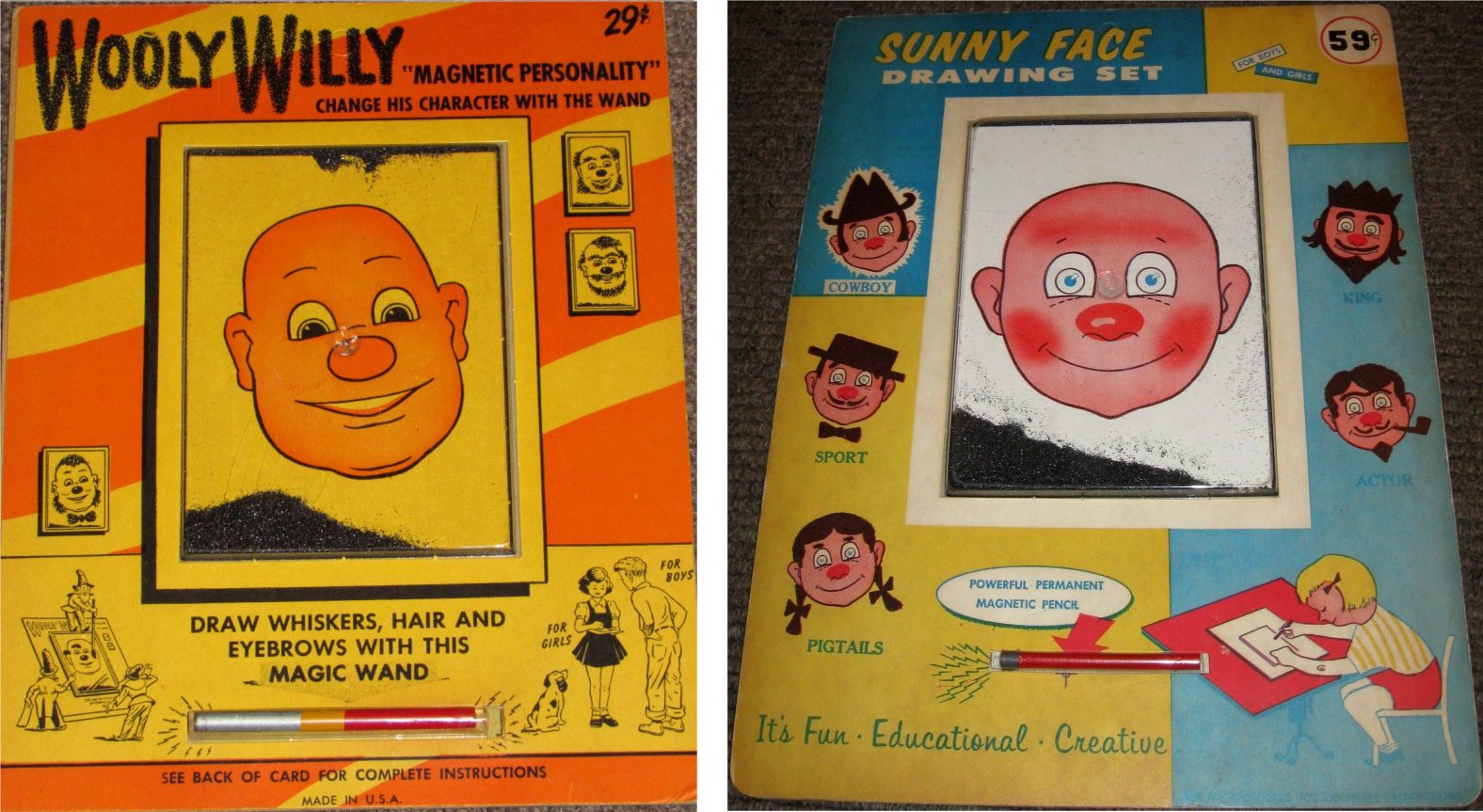 Wooly Willy & Sunny Face