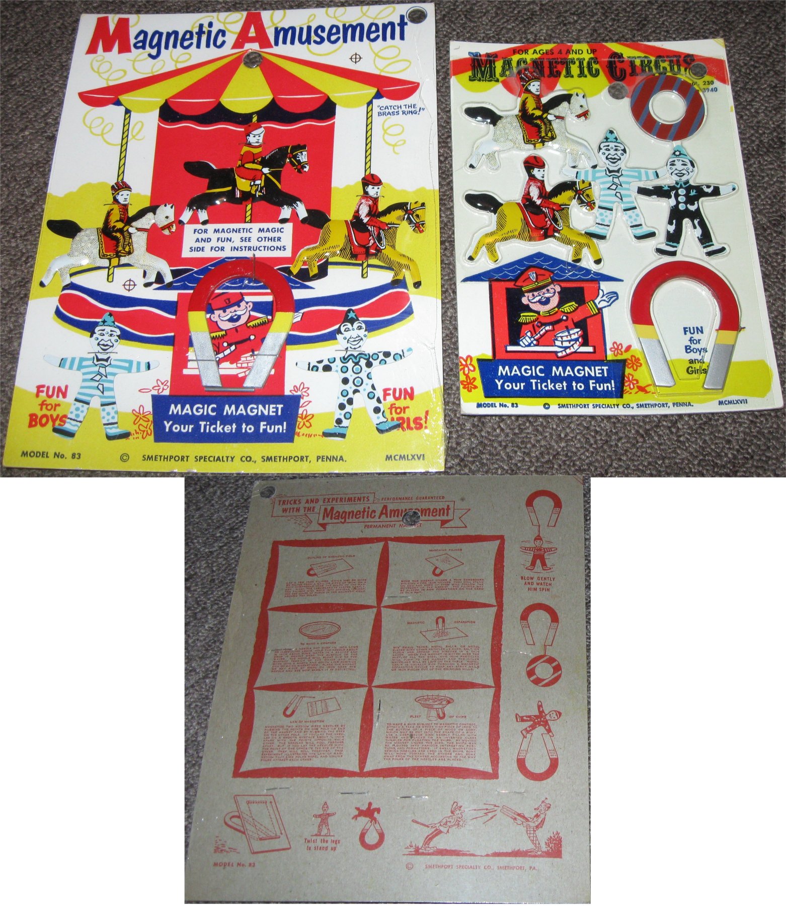 Magnetic Circus sets