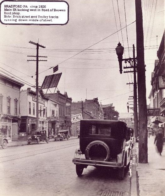 Main St looking West 1926, don./D. Rathfon