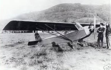 Taylor Cub,CG Taylor,pilot Bud Havens -don./D. Rathfon
