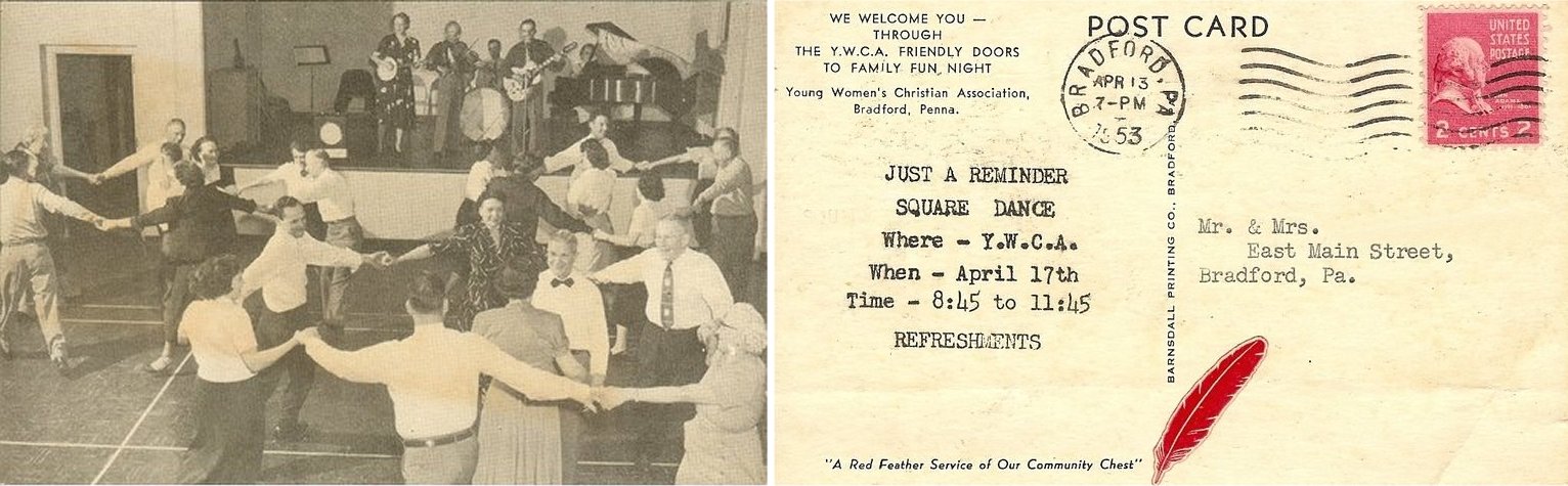 YWCA - Reminder Post Card 1953