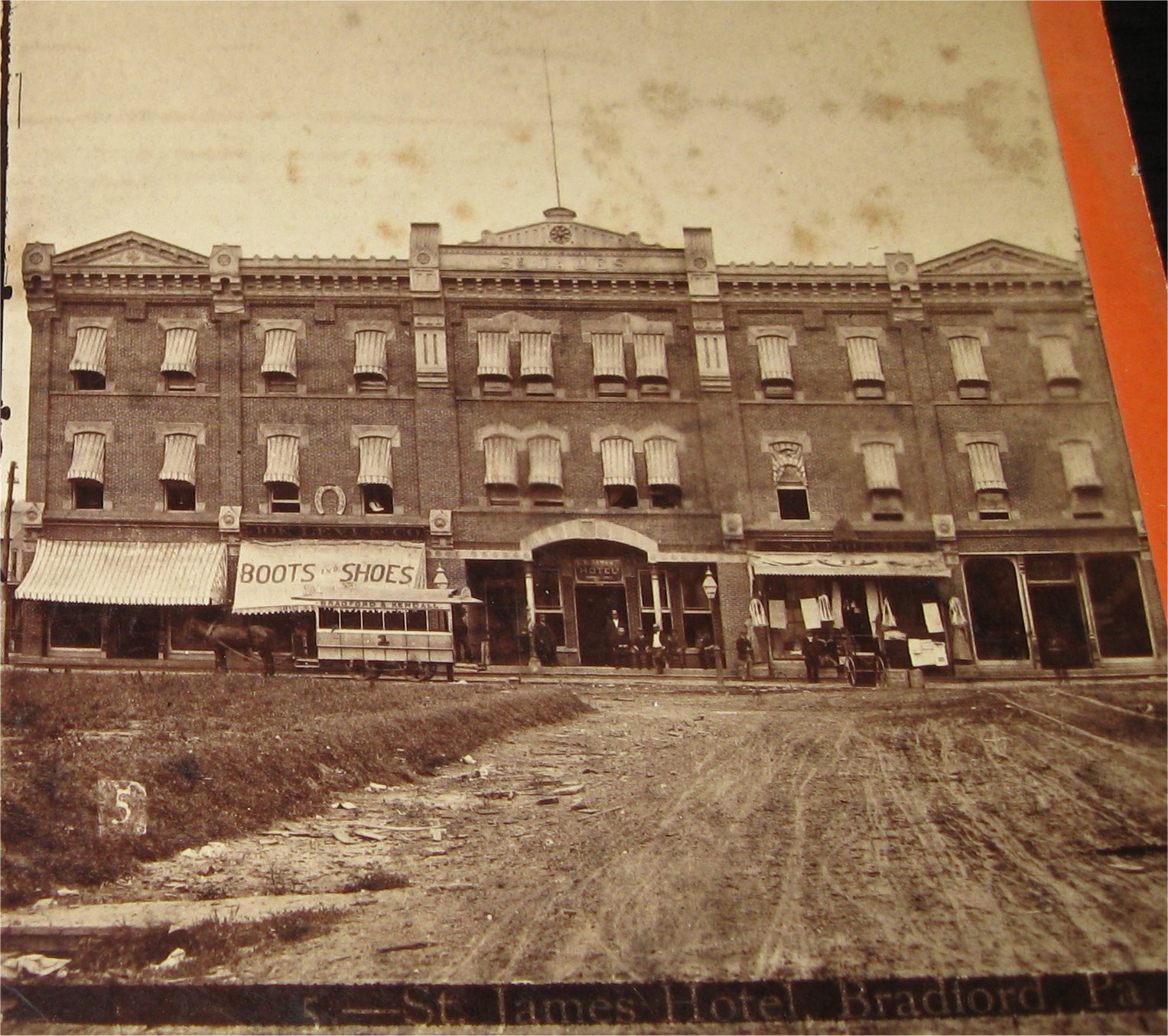 St. James Hotel - head of Main St (dirt)