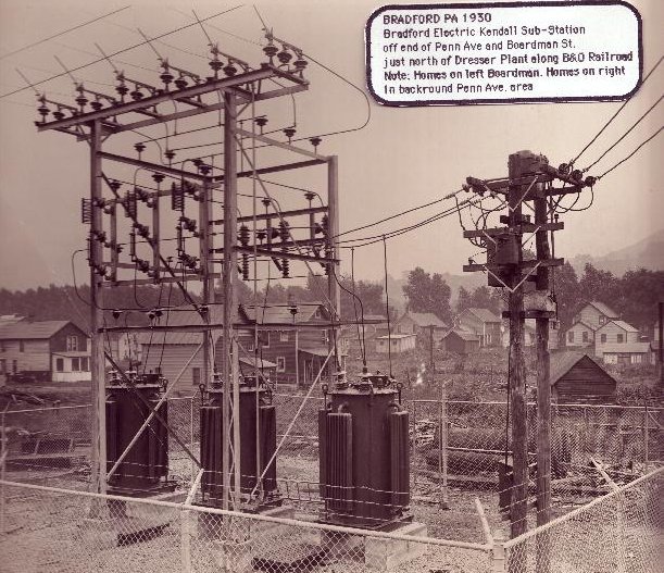 Bradford Electric Co Kendall Sub-Station, don./D. Rathfon