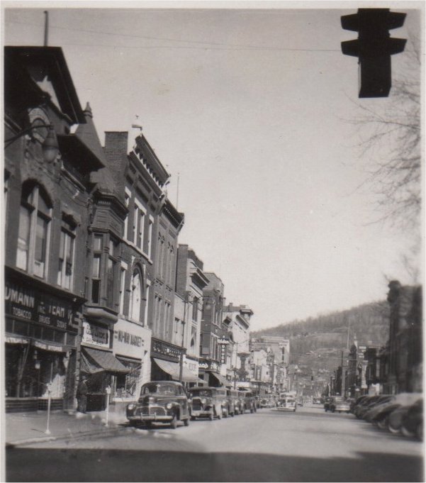 Main Street Looking Towards Mt. Raub